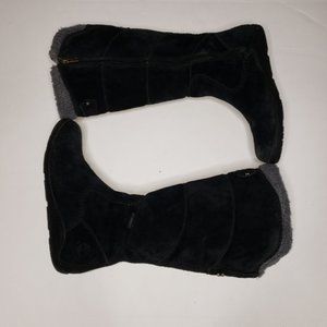 TIMBERLAND black suede waterproof boots size 7.5